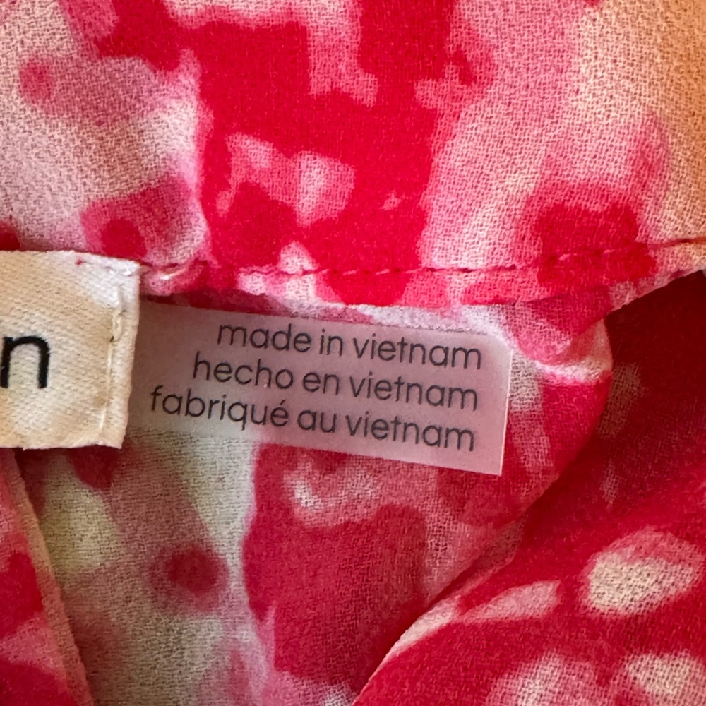 Calvin Klein Pink and White Women's Top - Picture 9 of 10